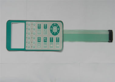 Telclado numérico del interruptor de membrana de la acción del botón LED grabado en relieve para la lavadora