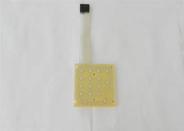 Interruptor de membrana flexible de la bóveda táctil del metal, botón grabado en relieve de la capa
