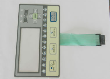 Interruptor de membrana flexible grabado en relieve del telclado numérico adaptable con la bóveda del metal