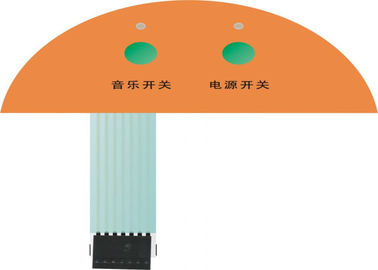 Control flexible de encargo del lustre del SGS del interruptor de membrana del PWB con el pegamento de 3M