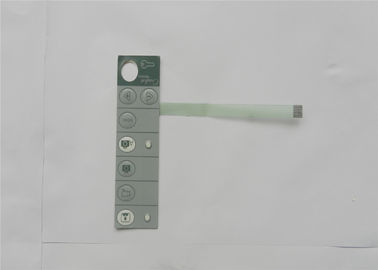 Interruptor integrado aduana de la película fina del Pin del interruptor de membrana del botón LED 8