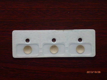 El interruptor de membrana grabado en relieve de la película fina la impresión cubrió/de la capa del panel gráfico