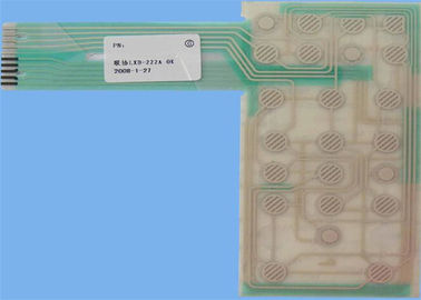 Interruptor de membrana flexible del PWB 0.05m m - 1.0m m para el ordenador y la pantalla del LCD