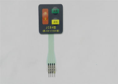 Interruptor de membrana táctil flexible del PWB del LED con el aceite verde impreso