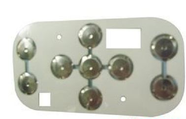 Telclado numérico flexible táctil por encargo del interruptor de membrana, impresión de pantalla de seda