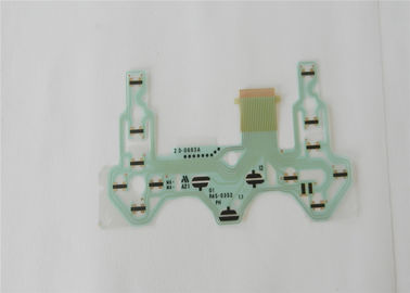 Interruptor de membrana flexible impermeable brillante con la bóveda 35V DC del metal