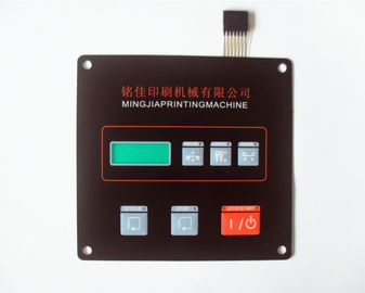 Telclado numérico flexible del interruptor de membrana del panel táctil LED para teledirigido