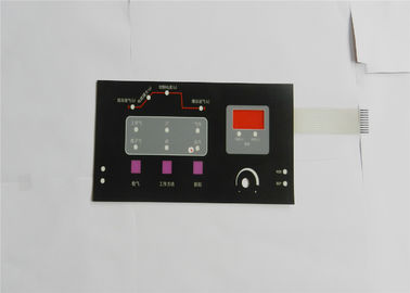 Telclados numéricos táctiles del interruptor de membrana del panel de control de las llaves del OEM, capa del telclado numérico del LED