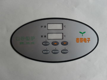 Capa gráfica del PVC que imprime el telclado numérico Scratchproof con el pegamento de 3M