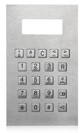 Telclado numérico indestructible con llaves retroiluminadas, del acceso de la puerta RS232 telclado numérico PS2