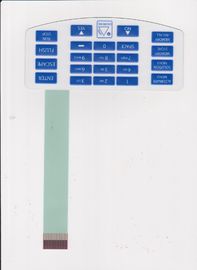El panel flexible 0V - 30V DC del interruptor de membrana de los aparatos electrodomésticos