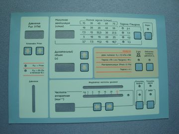 el panel del interruptor de membrana de los telclados numéricos de 250V DC a prueba de polvo para el tablero de control