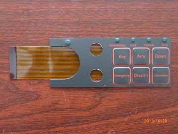 Interruptor de membrana modificado para requisitos particulares del teclado de la pantalla táctil del botón 0.05m m - 1.0m m