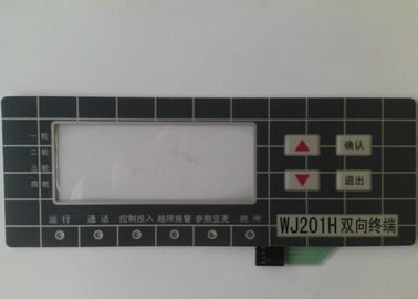 Interruptor de membrana de encargo de la prenda impermeable de la pantalla táctil con el pegamento de 3M, alta sensibilidad