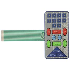Capas gráficas adaptables del interruptor de membrana del telclado numérico, circuito impreso flexible