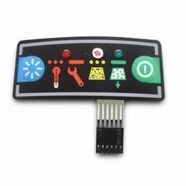 Prenda impermeable hecha excursionismo LED de goma IP67 del panel del interruptor de membrana del telclado numérico del silicio