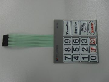 La membrana del botón LED hizo excursionismo el panel 10Ω - 500Ω del interruptor con el pegamento de 3M