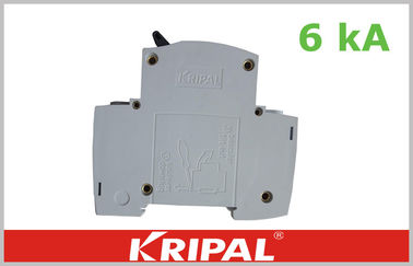 CURVA miniatura de poste 2 poste 3 poste 4 poste 1~63A MCB del disyuntor 1 de 4.5KA 6KA: B, C, D