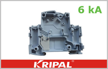 CURVA miniatura de poste 2 poste 3 poste 4 poste 1~63A MCB del disyuntor 1 de 4.5KA 6KA: B, C, D