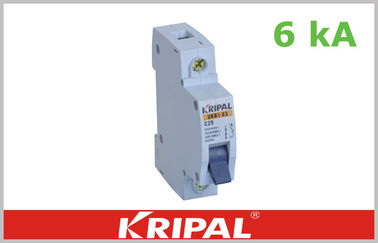 CURVA miniatura de poste 2 poste 3 poste 4 poste 1~63A MCB del disyuntor 1 de 4.5KA 6KA: B, C, D