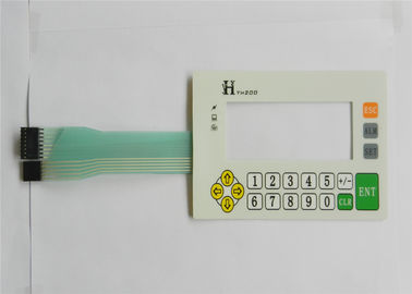 Telclados numéricos táctiles del interruptor de membrana del panel de control de las llaves del OEM, capa del telclado numérico del LED