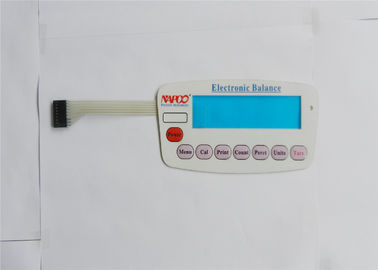 Interruptor flexible del teclado de membrana del PWB del LED
