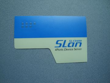 Interruptor de membrana flexible de la PC ligera con el panel de control industrial, pegamento de 3M