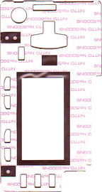 Interruptor de membrana flexible de la PC ligera con el panel de control industrial, pegamento de 3M