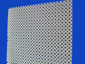 De cobre amarillo/galvanizó la placa ampliada decorativa de la malla metálica anchura de 0.5m m - de 10m m