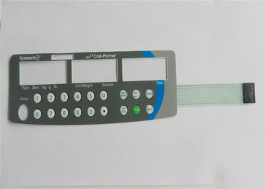 Telclados numéricos táctiles del interruptor de membrana del panel de control de las llaves del OEM, capa del telclado numérico del LED