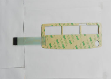 Telclados numéricos táctiles del interruptor de membrana del panel de control de las llaves del OEM, capa del telclado numérico del LED
