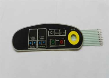Telclados numéricos táctiles del interruptor de membrana del panel de control de las llaves del OEM, capa del telclado numérico del LED