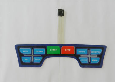 interruptor de membrana de la prenda impermeable del pegamento de 3M