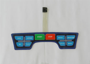 interruptor de membrana de la prenda impermeable del pegamento de 3M