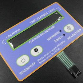 El panel del interruptor de membrana de la prenda impermeable del PVC con la bóveda del metal, resistencia de aislamiento