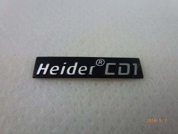 Placas de identificación grabadas aluminio