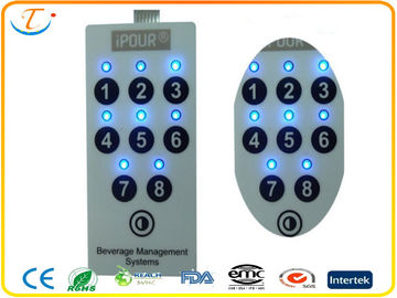 Interruptor de membrana del contraluz con el LED para los instrumentos