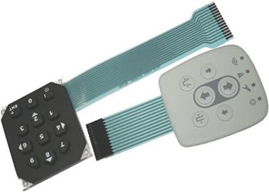 Impermeabilice los paneles retroiluminados 25mA - 100mA, impresión del interruptor de membrana de pantalla de seda