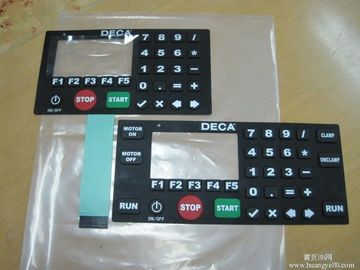 Bóveda del metal del teclado del interruptor de membrana de la goma de silicona con la grabación en relieve de 1500 V DC