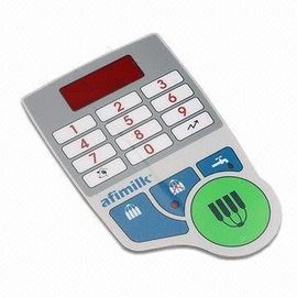 Despeje/interruptor de membrana táctil teñido de la ventana del LCD para el aparato de las telecomunicaciones